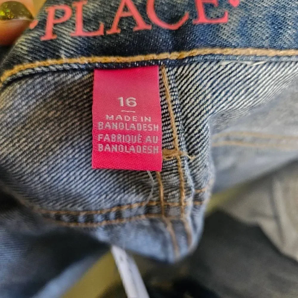 NWT Children's Place Ombre Denim Skirt